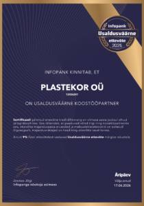 Usaldusväärne ettevõte 2026